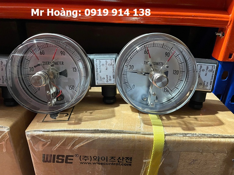 Đồng hồ nhiệt độ tiếp điểm điện Wise T754
